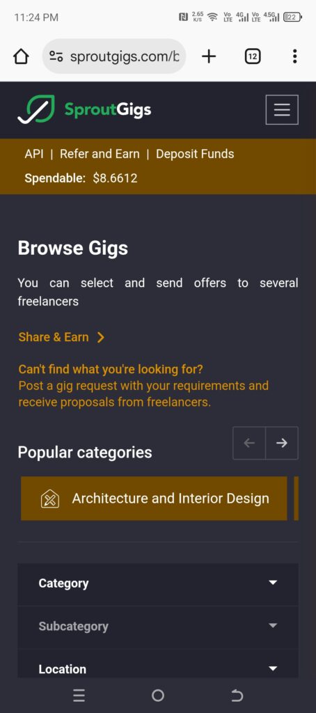 SproutGigs Online Earning Website