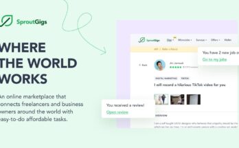 SproutGigs Online Earning Website